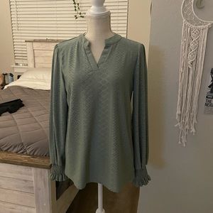 Blouse from Amazon,long sleeve, olive green